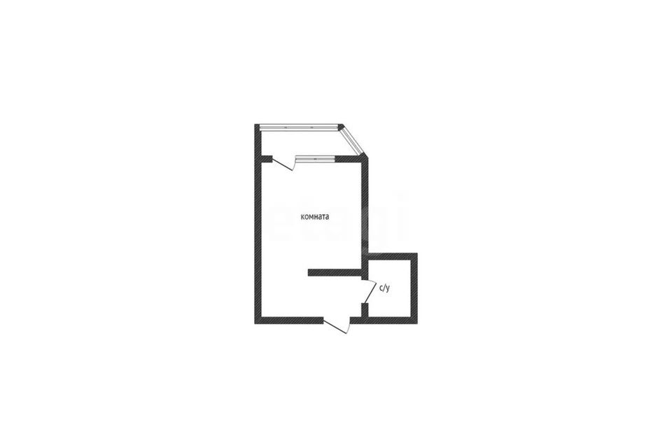 Продаётся студия, 23.4 м²
