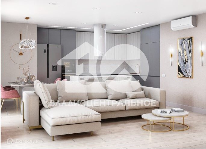 Продаётся 3-комнатная квартира, 102.5 м²