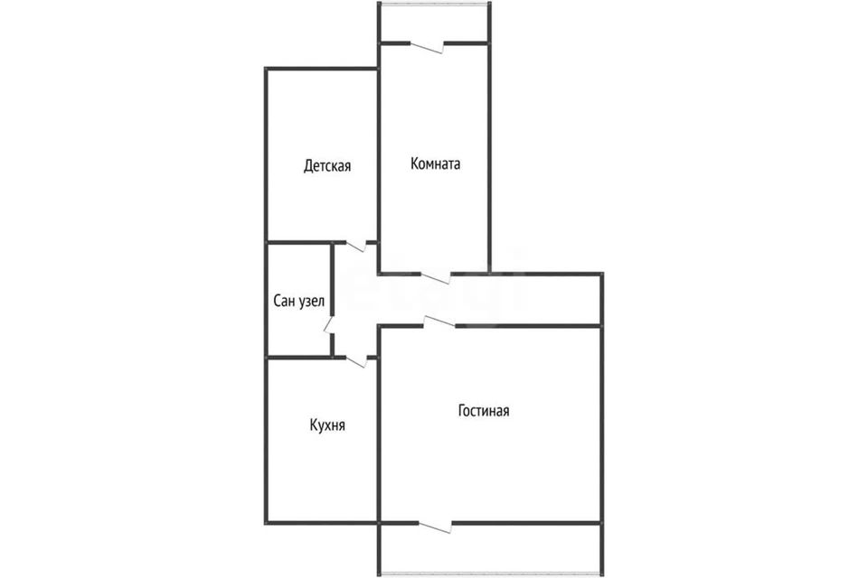 Продаётся 3-комнатная квартира, 84.6 м²