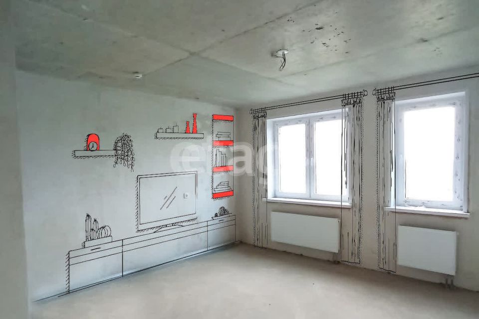Продаётся 2-комнатная квартира, 51.1 м²
