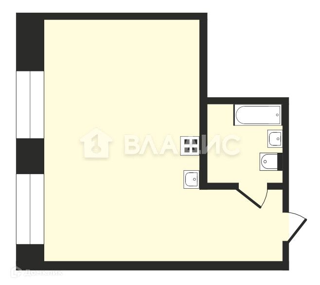 Продаётся студия, 19.6 м²