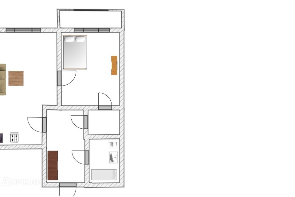 Продаётся 1-комнатная квартира, 35.8 м²