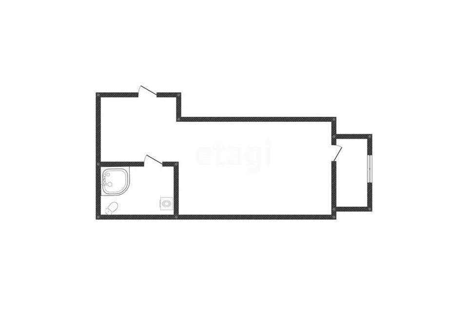 Продаётся студия, 27 м²
