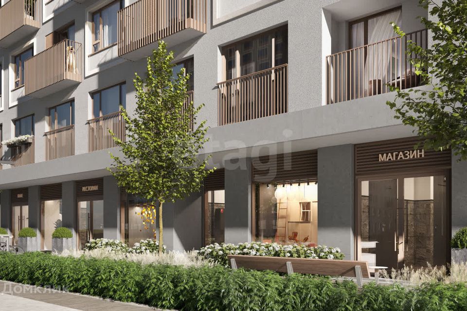 Продаётся 1-комнатная квартира, 43 м²