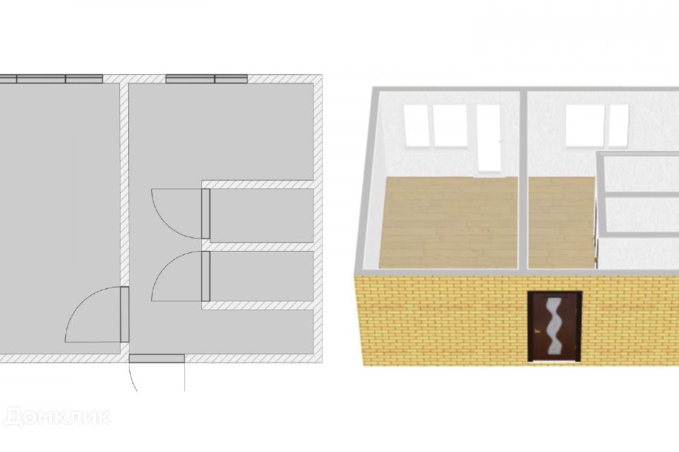 Продаётся 1-комнатная квартира, 30.3 м²