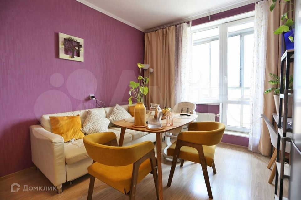 Продаётся 1-комнатная квартира, 41.6 м²