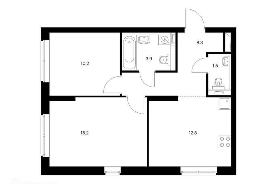 206 планировка. Room 1 этаж. Жк бутырский. Квартиры в москве 3 х комнатные новостройка. Level причальный жк.