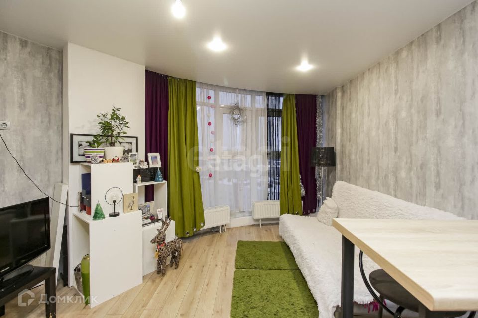 Продаётся 1-комнатная квартира, 40.6 м²