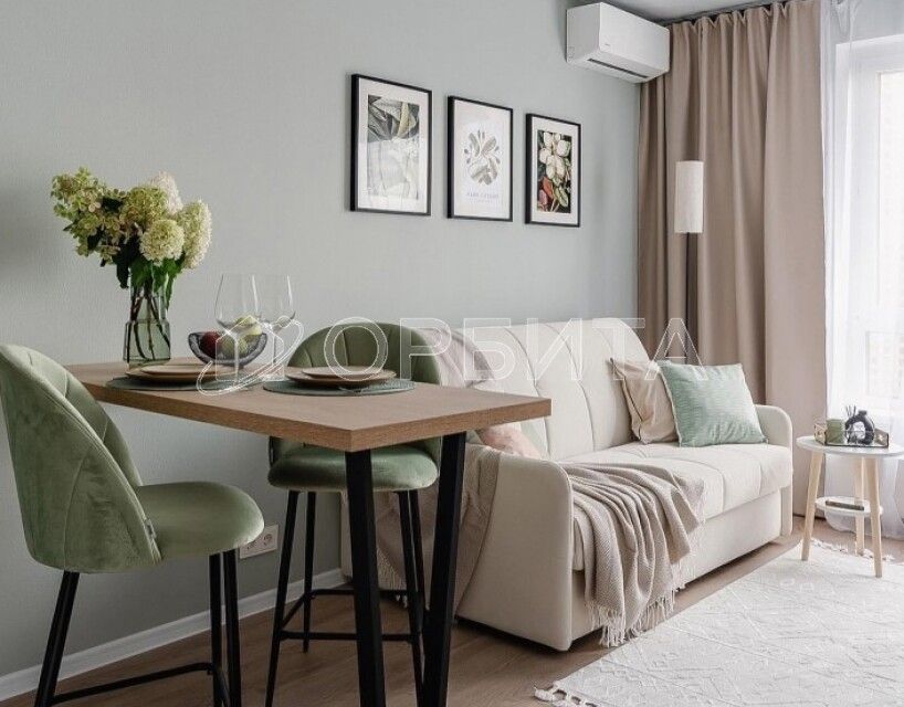 Продаётся 1-комнатная квартира, 40.26 м²