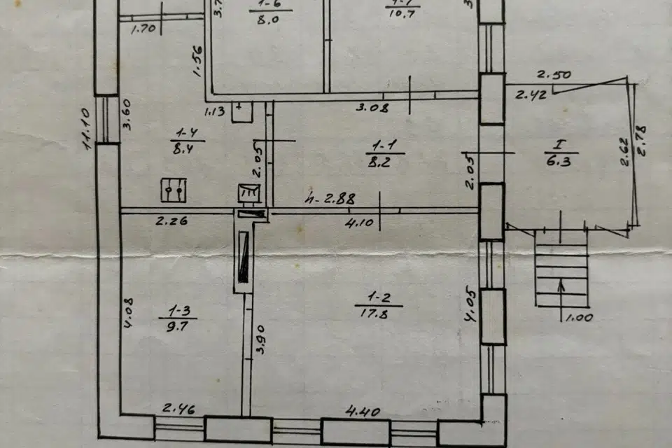 Продаётся 1-этажный дом, 73 м²
