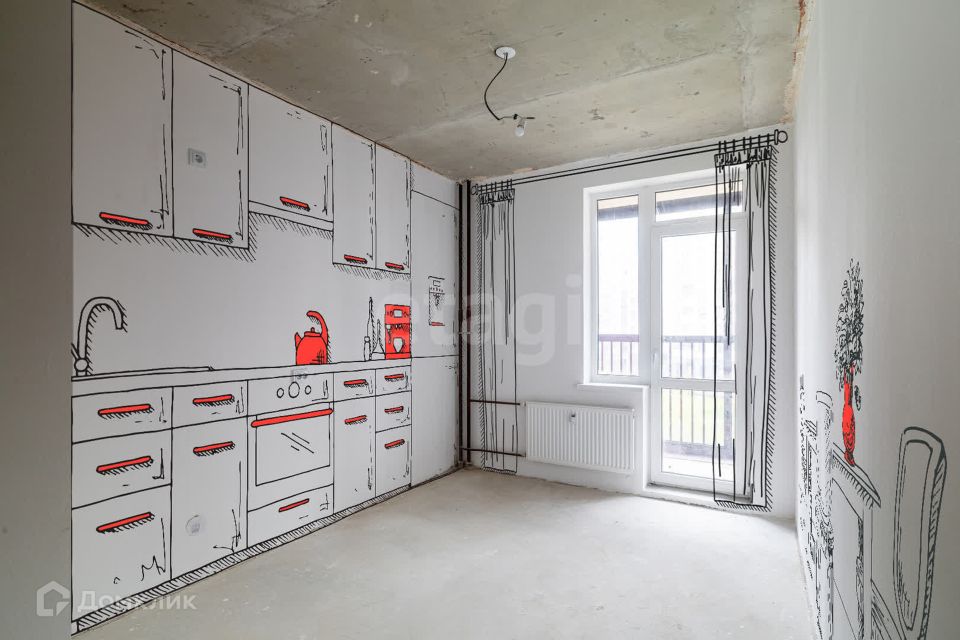 Продаётся 1-комнатная квартира, 33.13 м²