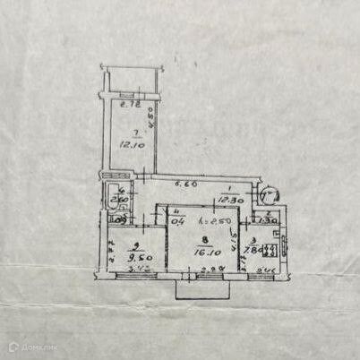 Продаётся 3-комнатная квартира, 63 м²