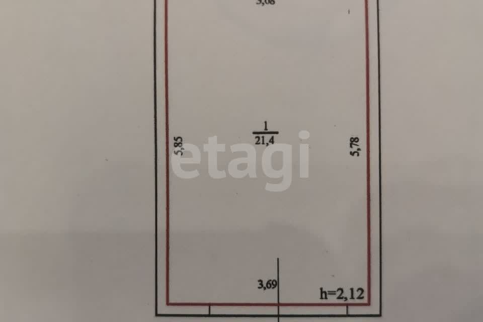Продаётся гараж, 21.4 м²