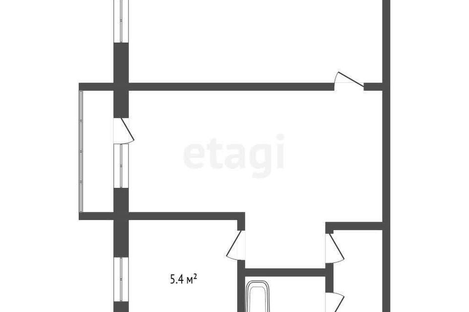 Продаётся 2-комнатная квартира, 42.2 м²
