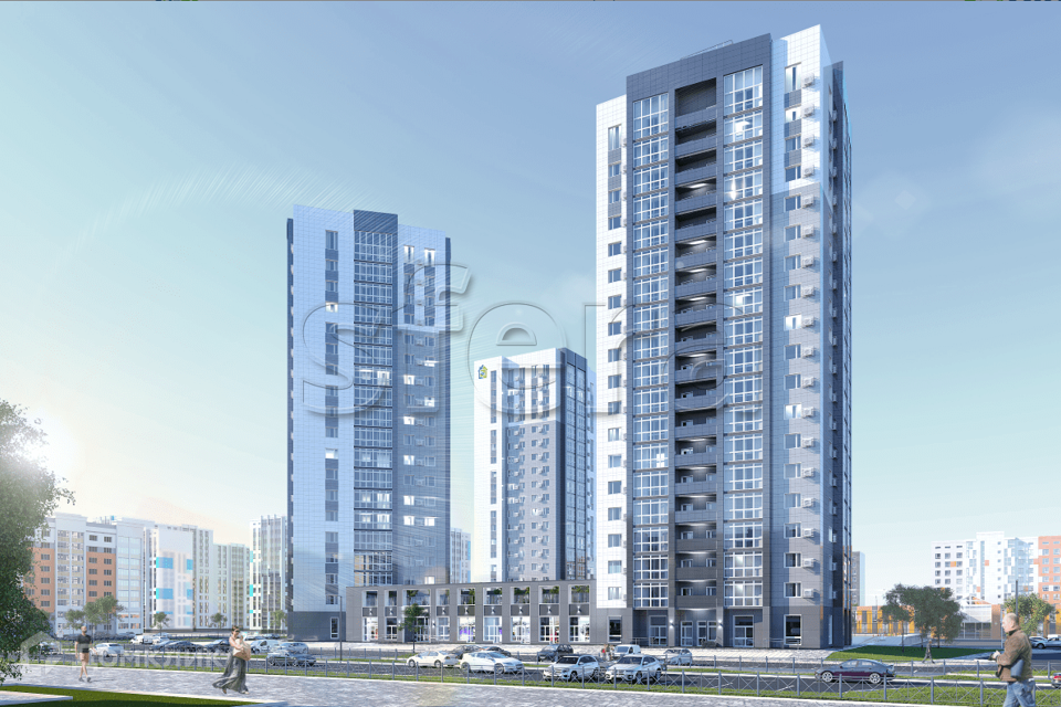 Продаётся 3-комнатная квартира, 77.09 м²