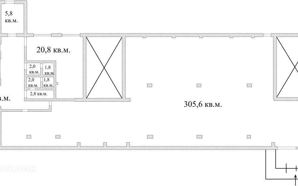 Сдаётся помещение своб. назначения, 435.6 м²