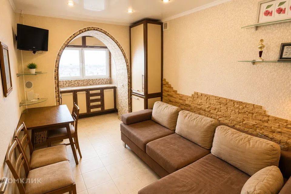 Продаётся 1-комнатная квартира, 44.5 м²