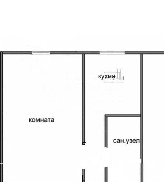 Продаётся 1-комнатная квартира, 28.7 м²