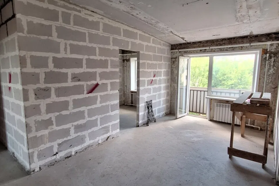 Продаётся 3-комнатная квартира, 56.7 м²
