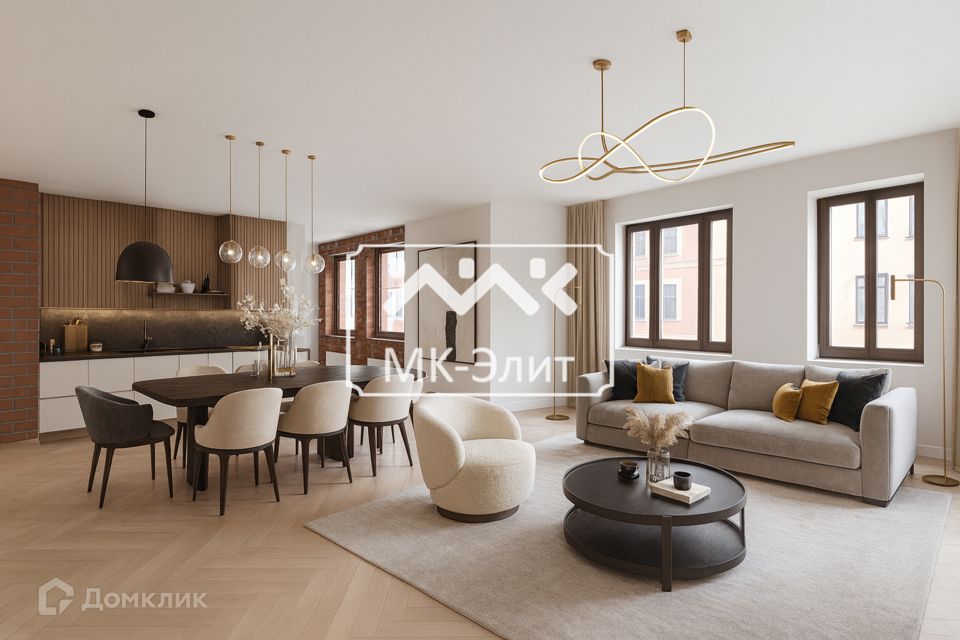 Продаётся 3-комнатная квартира, 129.2 м²