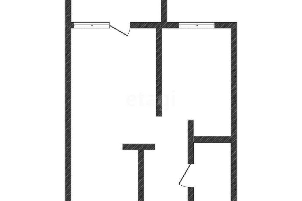 Продаётся 1-комнатная квартира, 36.4 м²