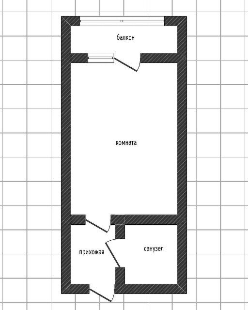 Продаётся студия, 23.7 м²