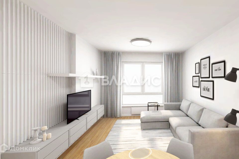 Продаётся 2-комнатная квартира, 58.3 м²