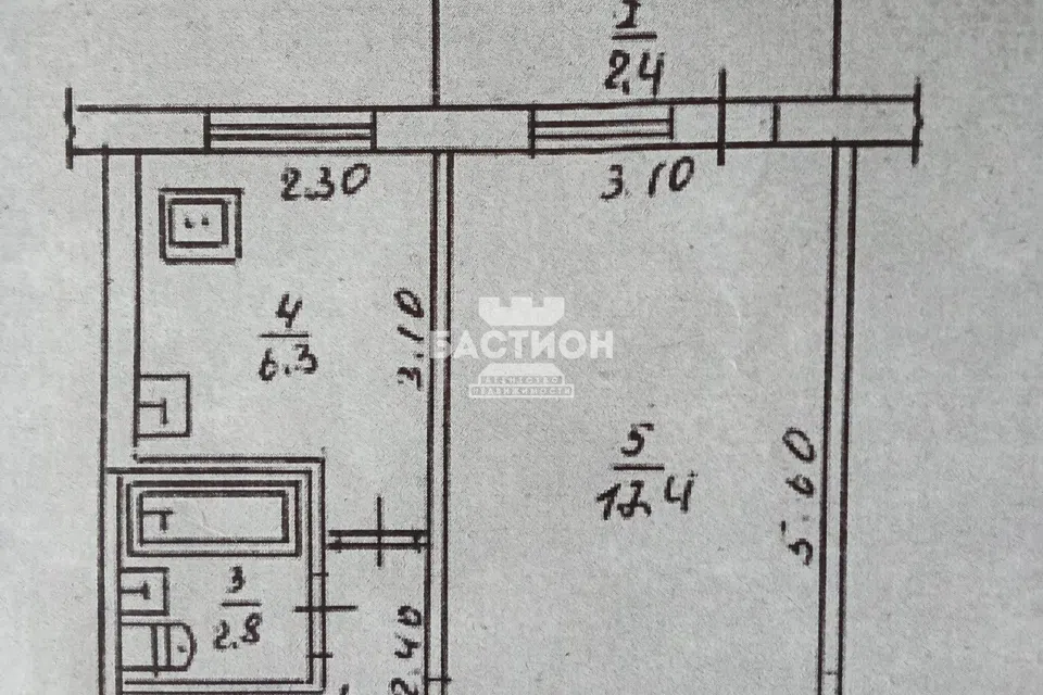Продаётся 1-комнатная квартира, 31 м²