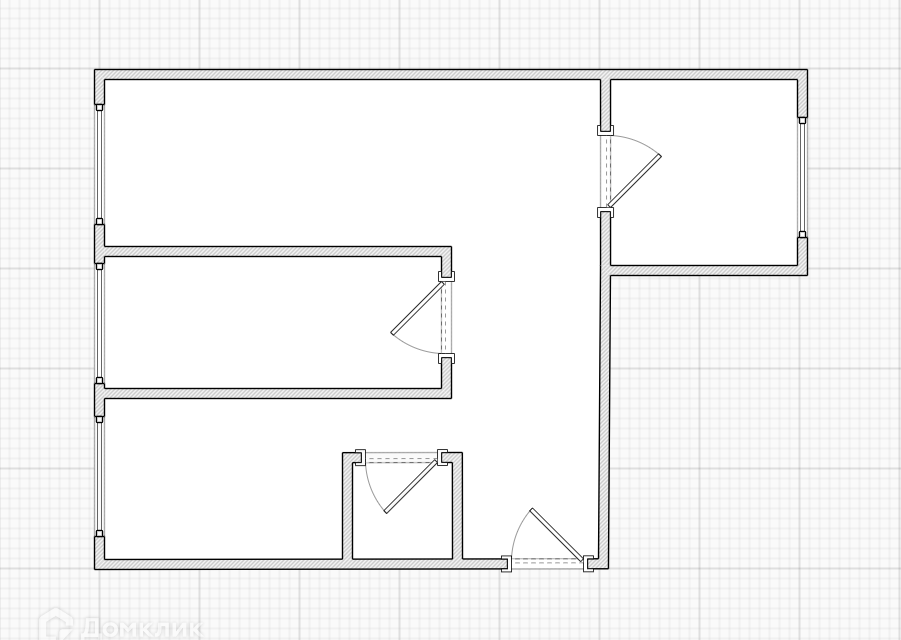 Продаётся 3-комнатная квартира, 58.9 м²