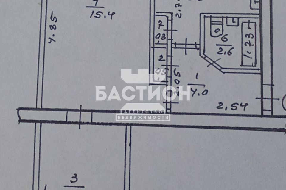 Продаётся 2-комнатная квартира, 42 м²