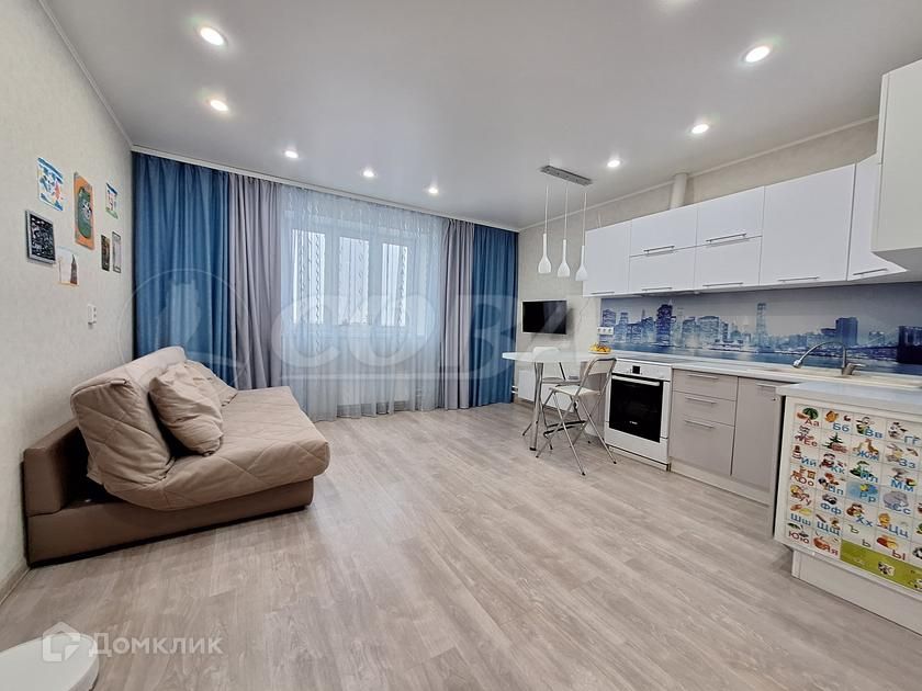 Продаётся 1-комнатная квартира, 45.5 м²