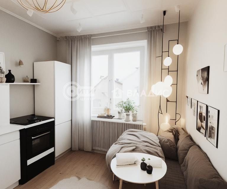 Продаётся 2-комнатная квартира, 44.9 м²