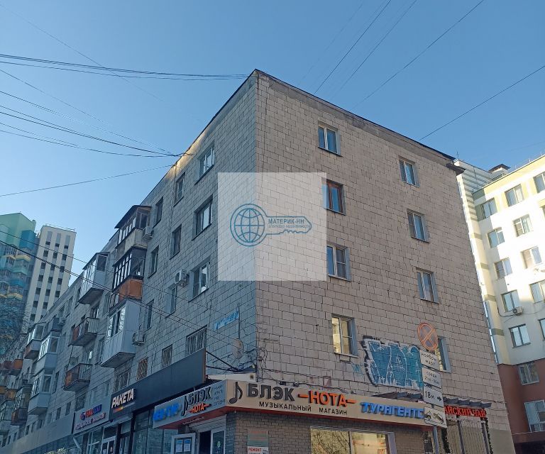 Продаётся 3-комнатная квартира, 55 м²