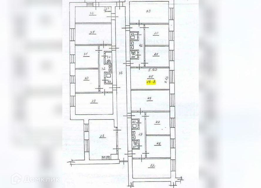 Продаётся комната в 1-комн. квартире, 16.8 м²