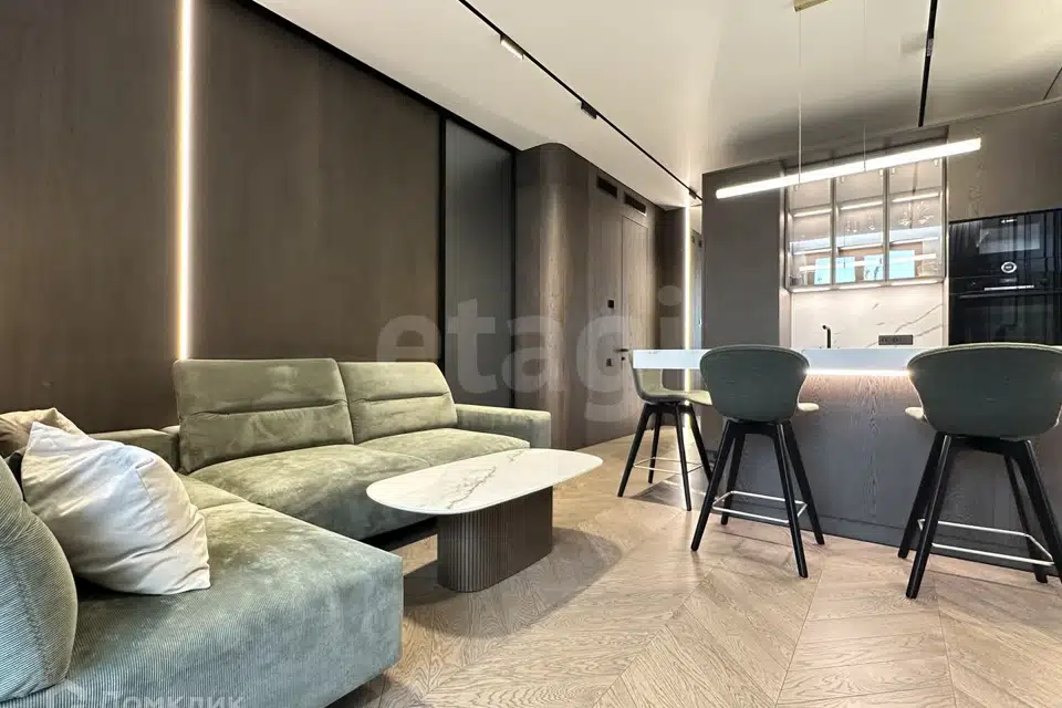 Продаётся 1-комнатная квартира, 46.7 м²