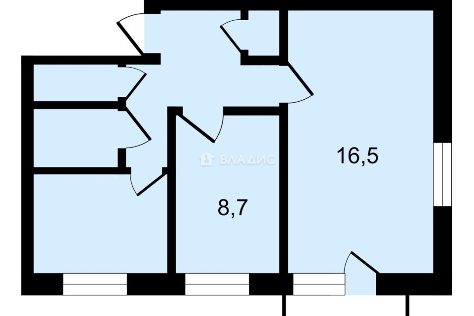 Продаётся 2-комнатная квартира, 41 м²