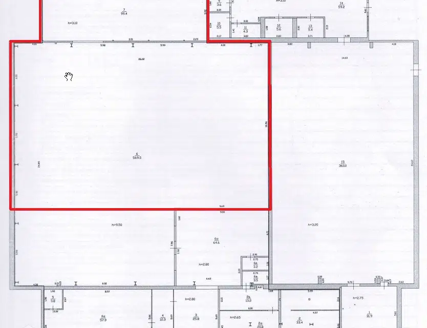 Сдаётся помещение своб. назначения, 600 м²