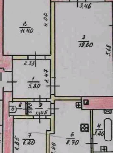 Продаётся 4-комнатная квартира, 71 м²