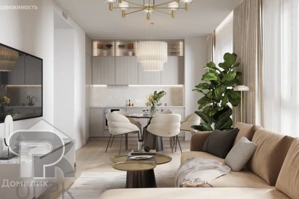 Продаётся 3-комнатная квартира, 62 м²