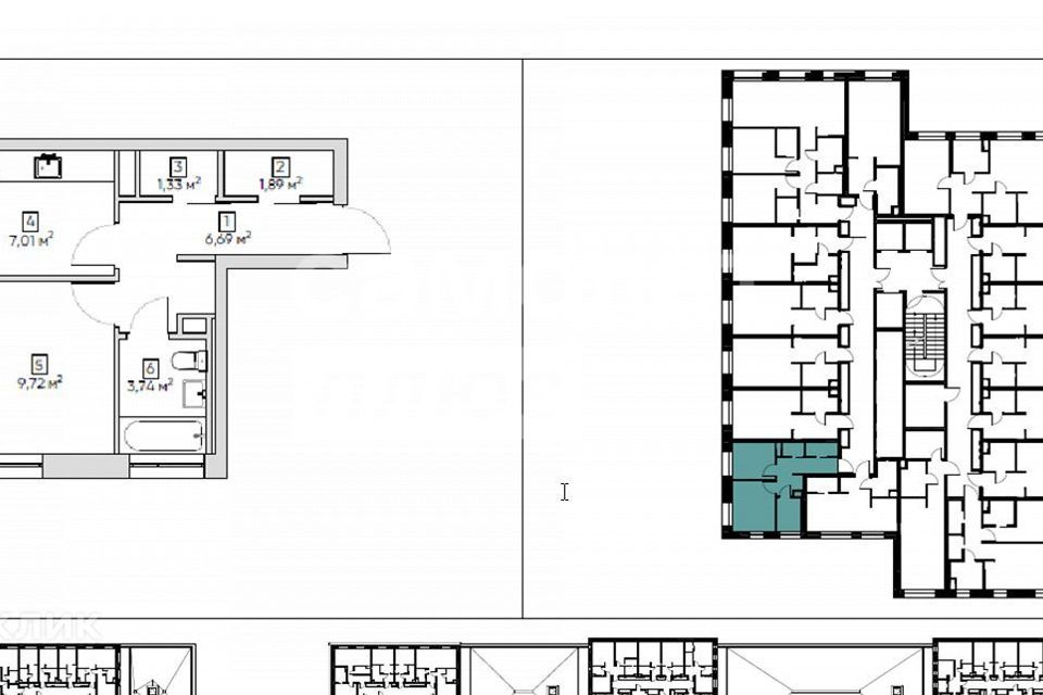 Продаётся 1-комнатная квартира, 30.38 м²