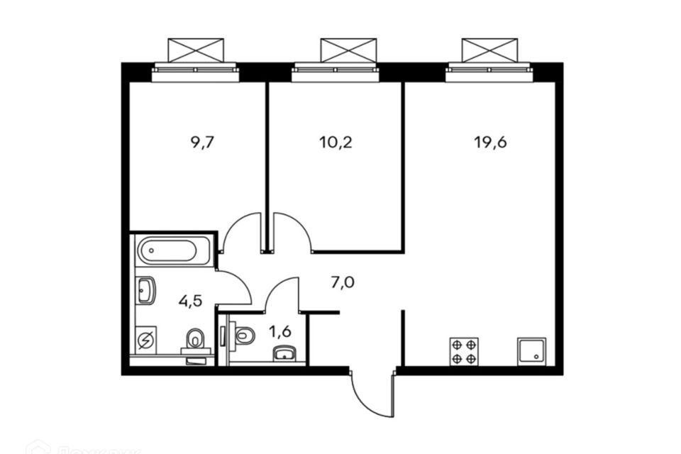 Планировки квартир пик 2