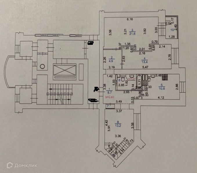 Продаётся 4-комнатная квартира, 115.8 м²