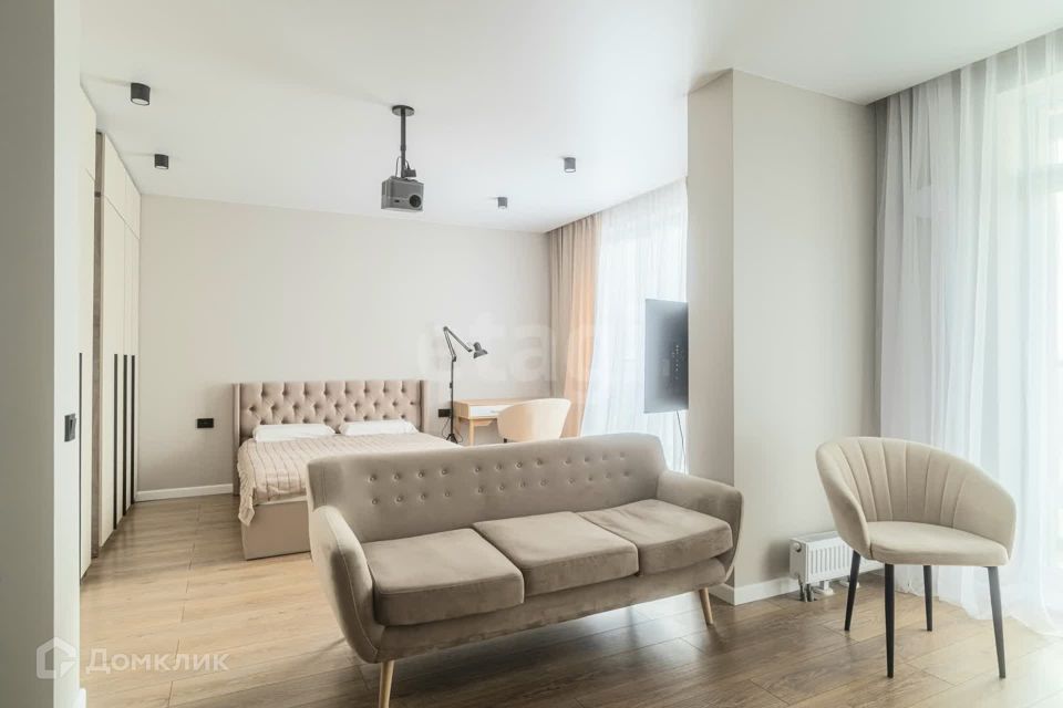 Продаётся 1-комнатная квартира, 45.7 м²