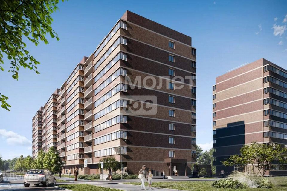 Продаётся 2-комнатная квартира, 55.44 м²