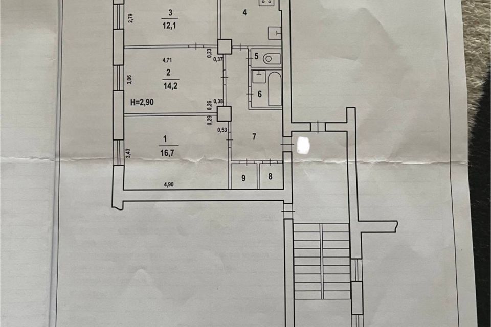 Продаётся комната в 1-комн. квартире, 17 м²