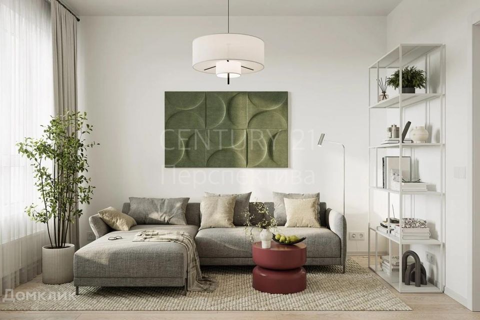 Продаётся 1-комнатная квартира, 43 м²