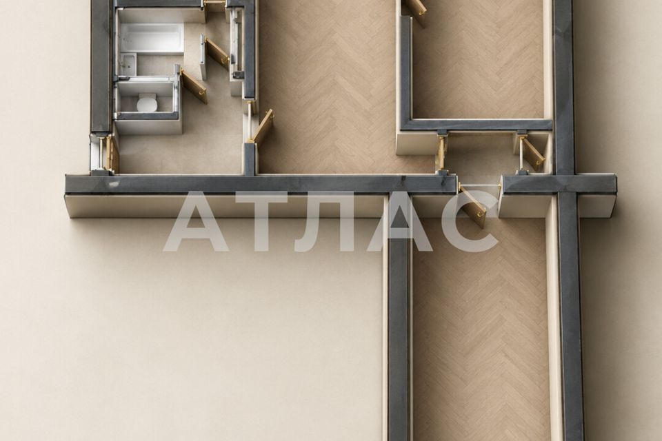Продаётся 3-комнатная квартира, 52.1 м²