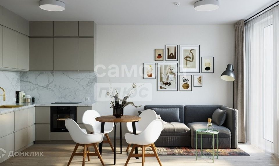Продаётся 1-комнатная квартира, 35.2 м²