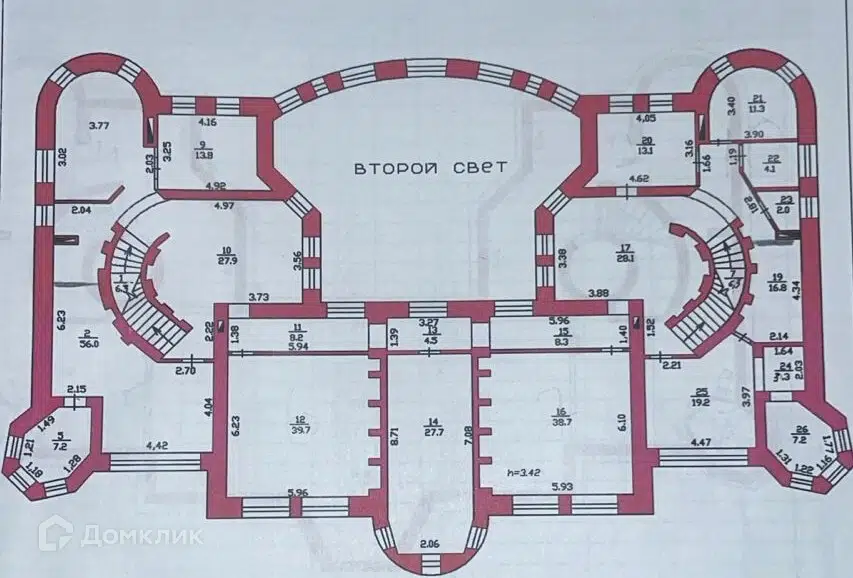 Продаётся 3-этажный дом, 701.3 м²