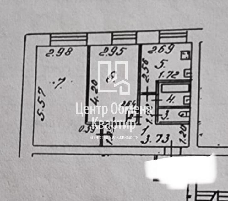Продаётся 2-комнатная квартира, 45 м²